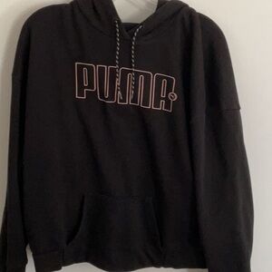 Puma Black Sweatshirt Classic Athletic Style